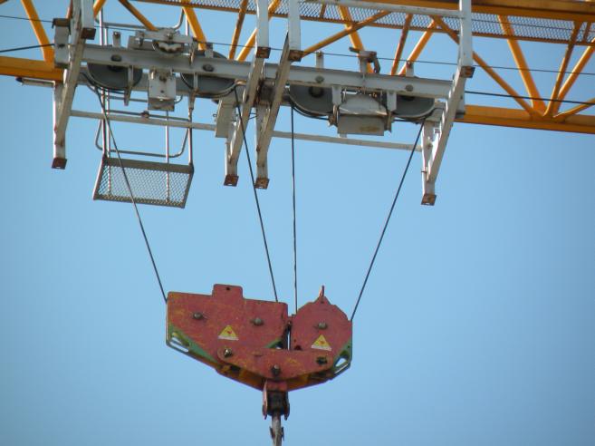  poulies d'une grue